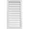 Ekena Millwork Vertical Surface Mount PVC Gable Vent w/ 2"W x 2"H , Brickmould Sill Frame, 18"W x 34"H GVPVE18X3403SN - alternate 1